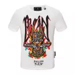 bas prix t shirt philipp plein ete dog vjolenge white